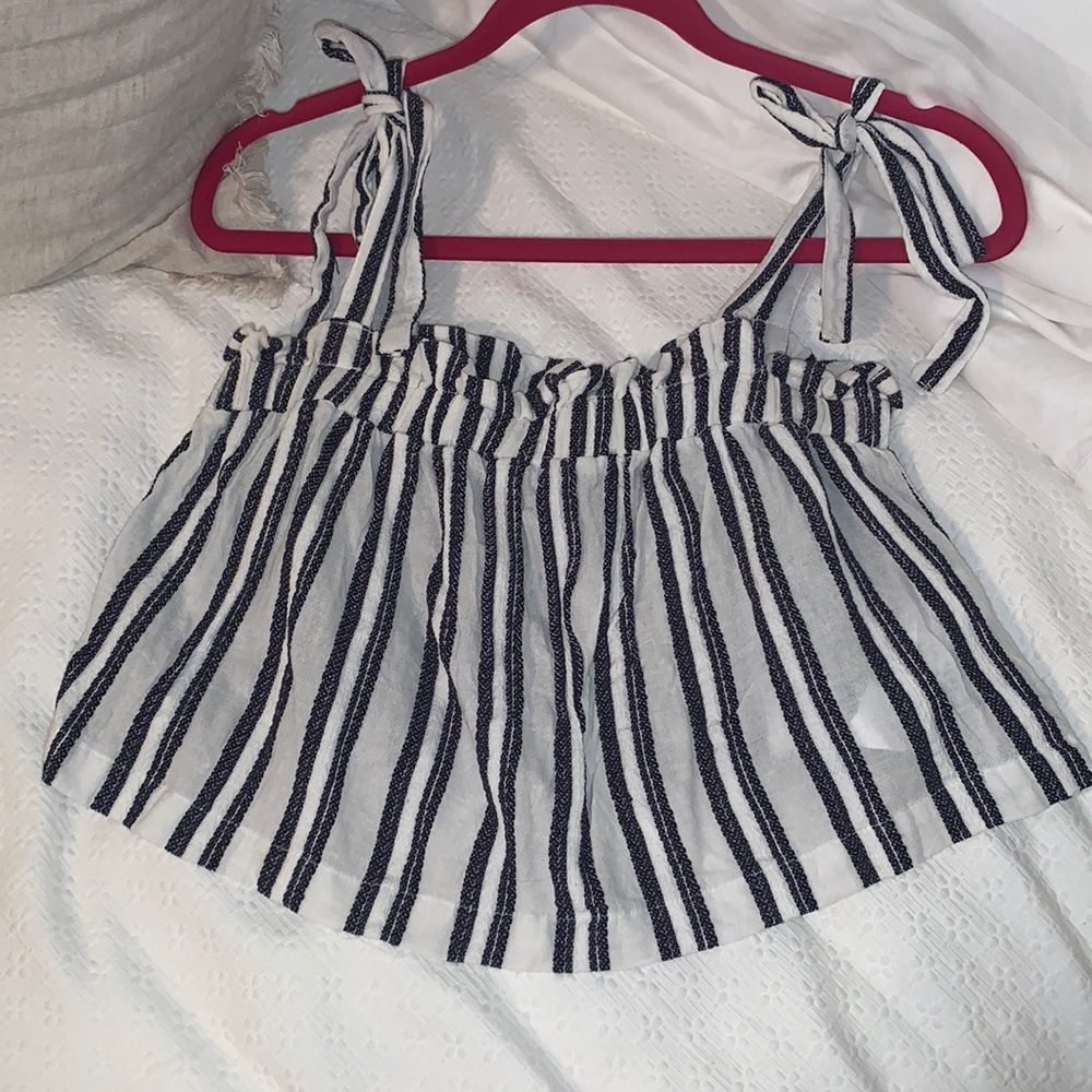 Striped crop top